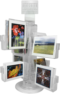 Clear Acrylic Greeting Card Rack - A7 Horizontal